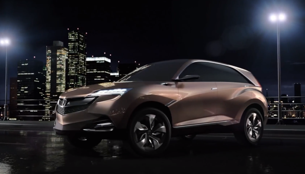 Acura presented the SUV-X Concept crossover in Shanghai