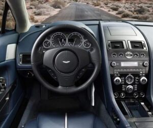 Outdoor Aston Martin V12 Vantage S Roadster interior